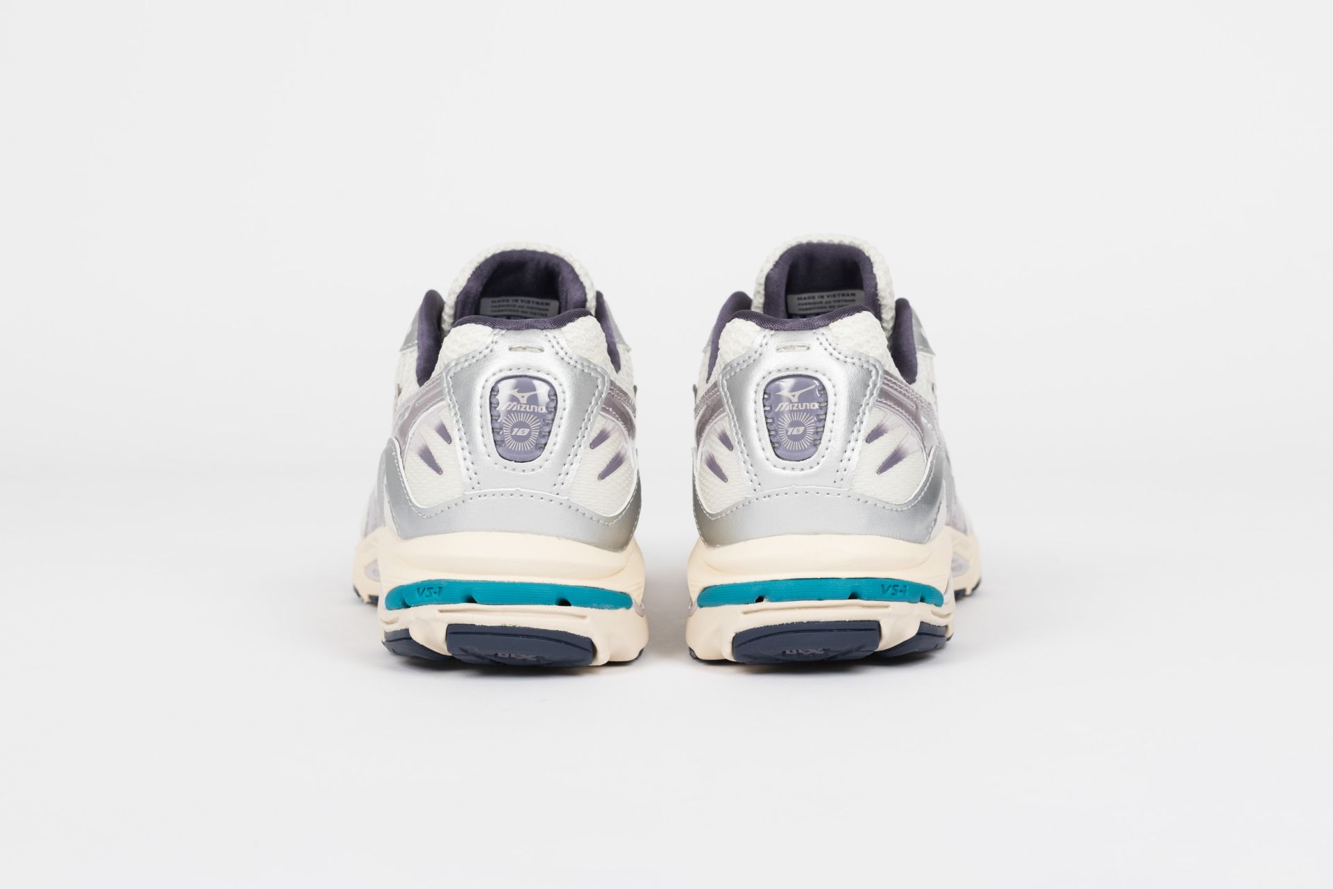 シューズ・サンダルその他 MIZUNO Common Wave Rider 10  White Lilac Marble Gray Sto Mizuno Wave Rider 10 Women's Shoes - Snow White/Lilac Marble