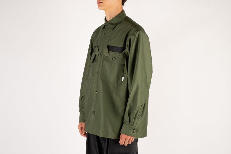 WTAPS CBW 01 / LS / Cotton. Satin. Identity