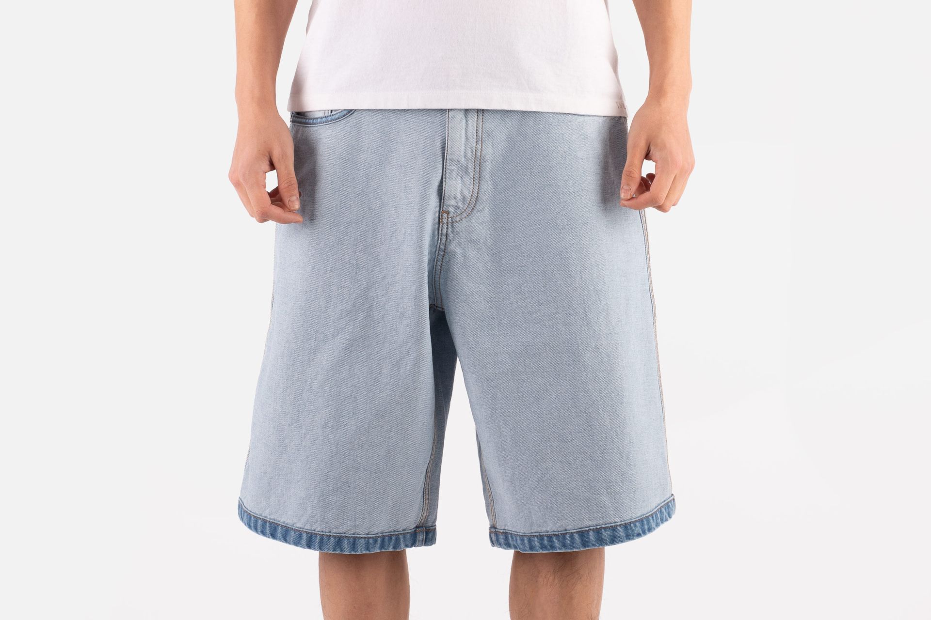 Denim Inside/Out Shorts