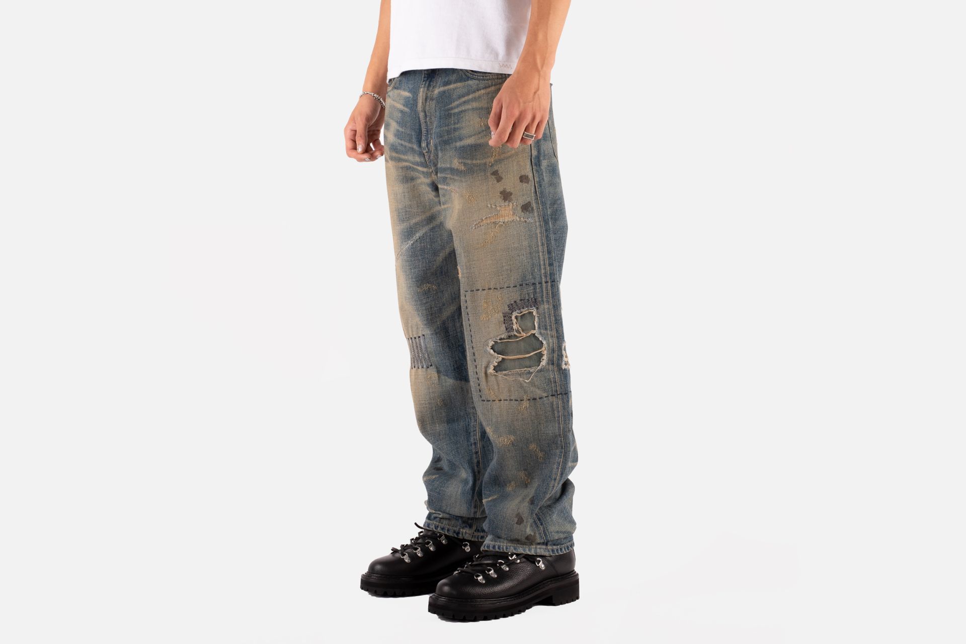 SAVAGE DENIM DP BASIC PANTS
