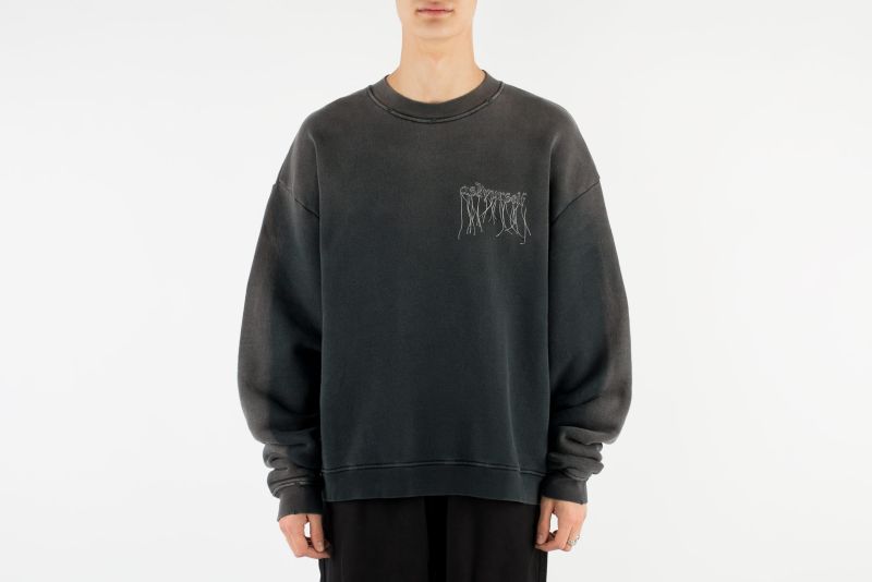 トップス ASKYURSELF / FADED OE CREW Wo's Relax Faded Crew | 4165 - AS Colour US