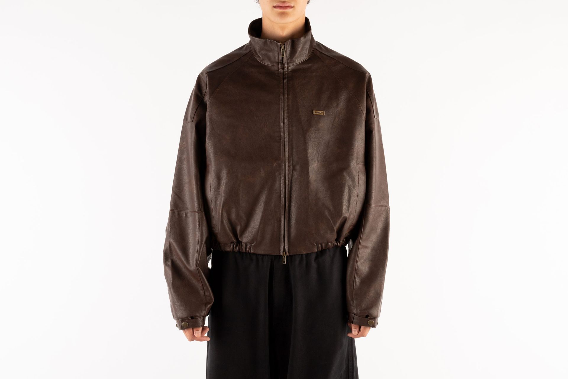 CLANE VEGAN LEATHER BOA SHORT JACKET CLANE VEGAN LEATHER BOA SHORT 