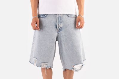 Frayed Baggy Shorts