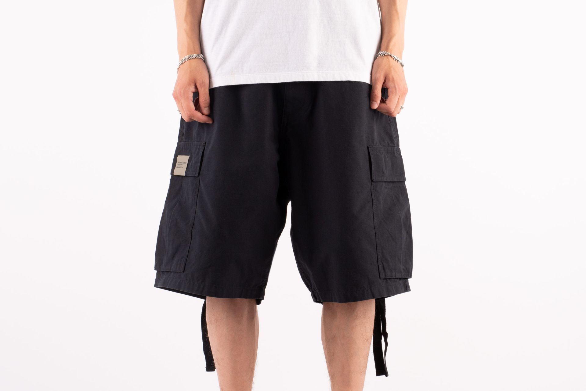NEIGHBORHOOD Wide Cargo Pants Black | HAVEN