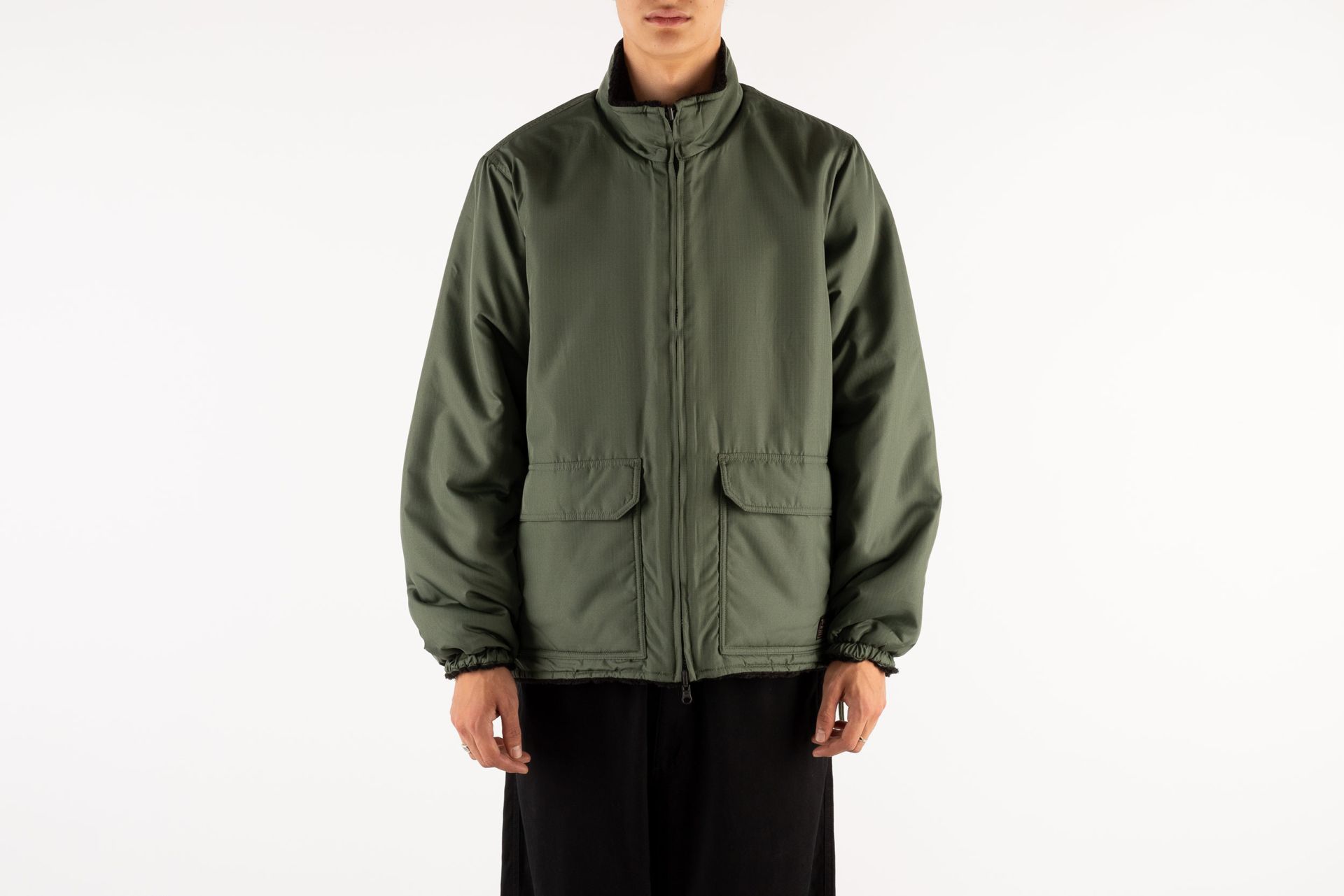 CLANE REVERSIBLE MILITARY BOA 責め JACKET 