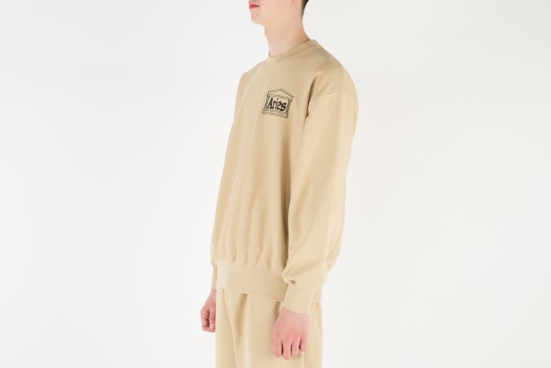 【ARIES】Premium Temple Sweatshirt / SAND Aries Arise Premium Temple Sweatshirt - Sand | Garmentory