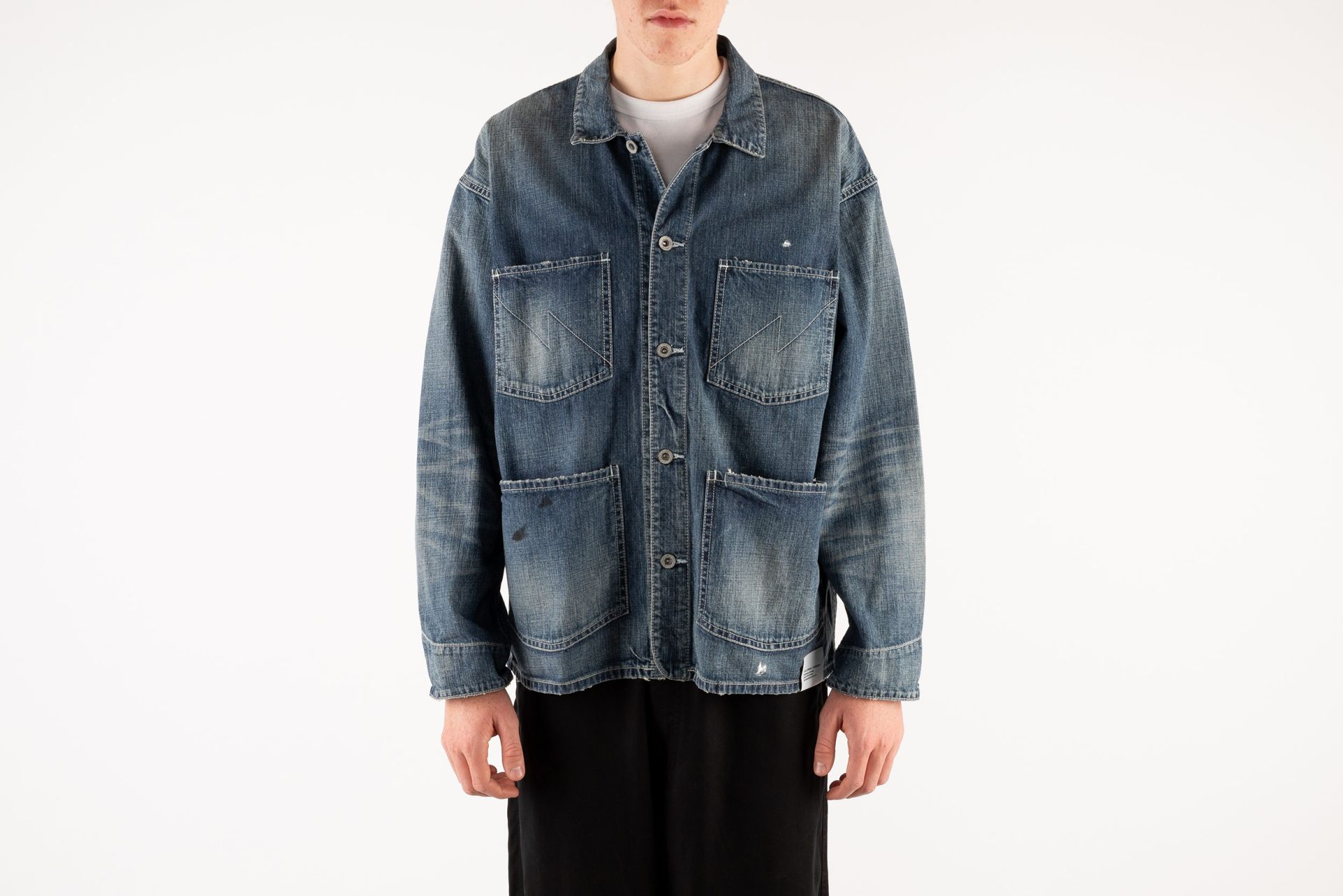 NEIGHBORHOOD WASHED COVERALL JACKET