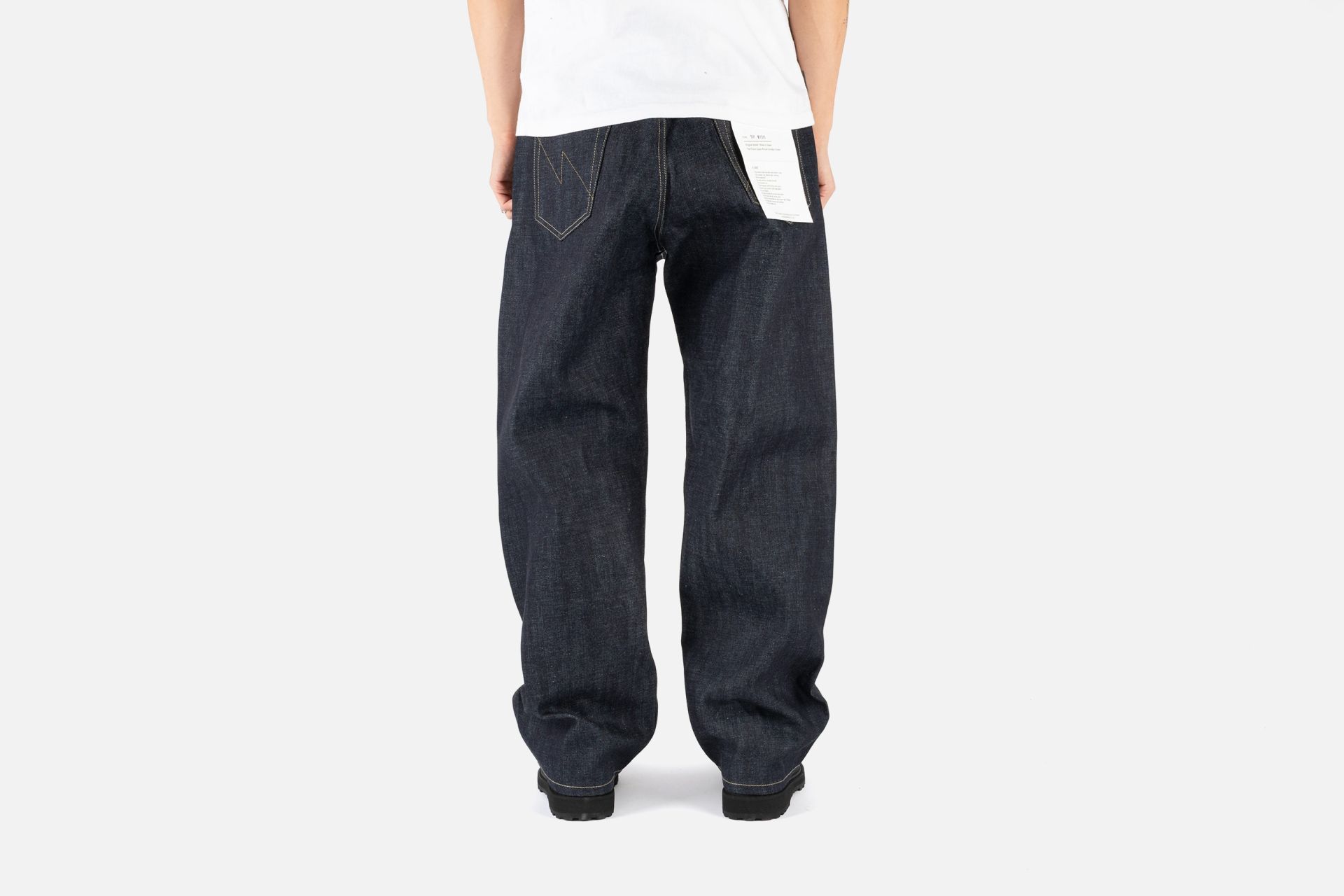 RIGID DENIM DP WIDE PANTS